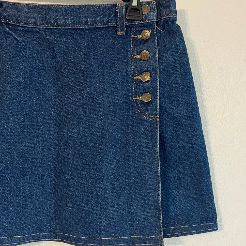 American Vintage Dark Blue Mini Skirt - Picture 2 of 4